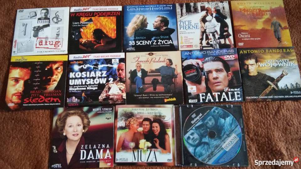 Filmy na DVD z gazet 60 sztuk Pruszków