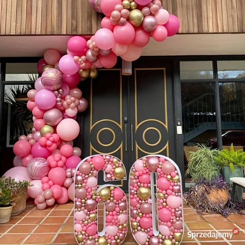 Balony Lateksowe Różowe Zestaw 51 AS różowy Płock sprzedam