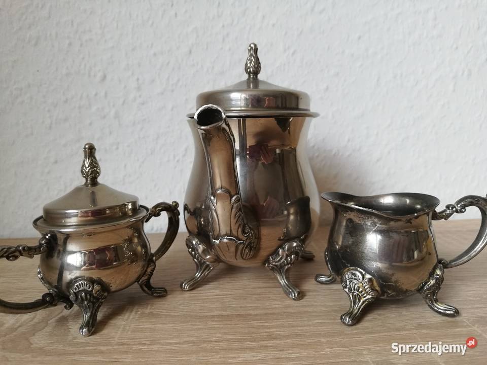 Srebrzony stylowy zestaw Pozostałe