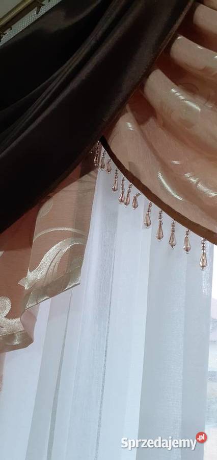 Lambrekin z koralami mazowieckie Mława sprzedam