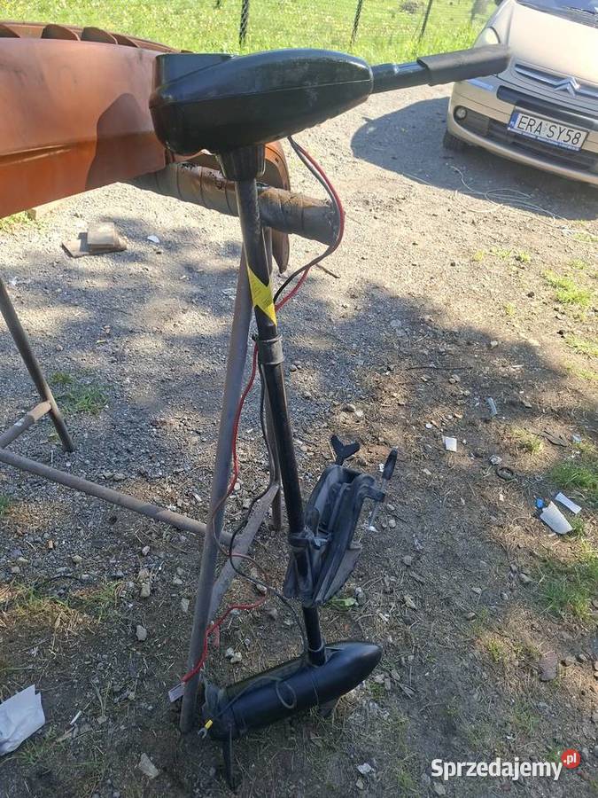 Ponton z silnikiem elektrycznym Poręba sprzedam