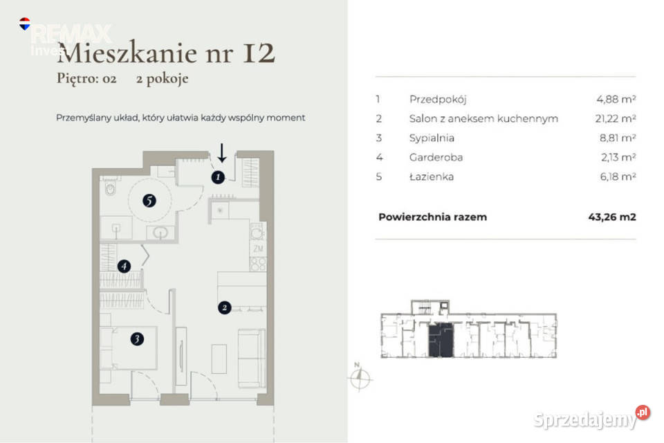 Mieszkanie 2 pokoje i balkon BielskoBiała
