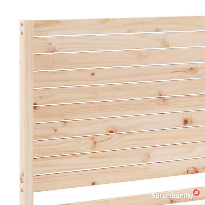 Dłuższe łóżko bez materaca lite drewno 90x210 Warszawa