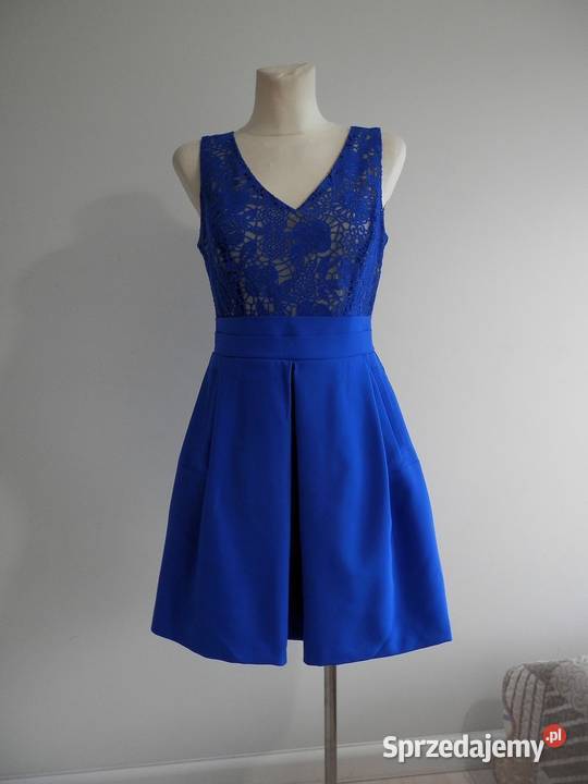 Sukienka Imprezowa Wieczorowa Rozkloszowana z Łomża