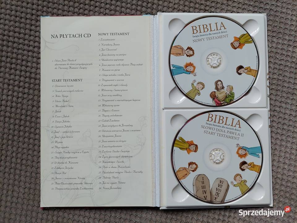 2xCD i książka Biblia Święta historia naszych Kraków