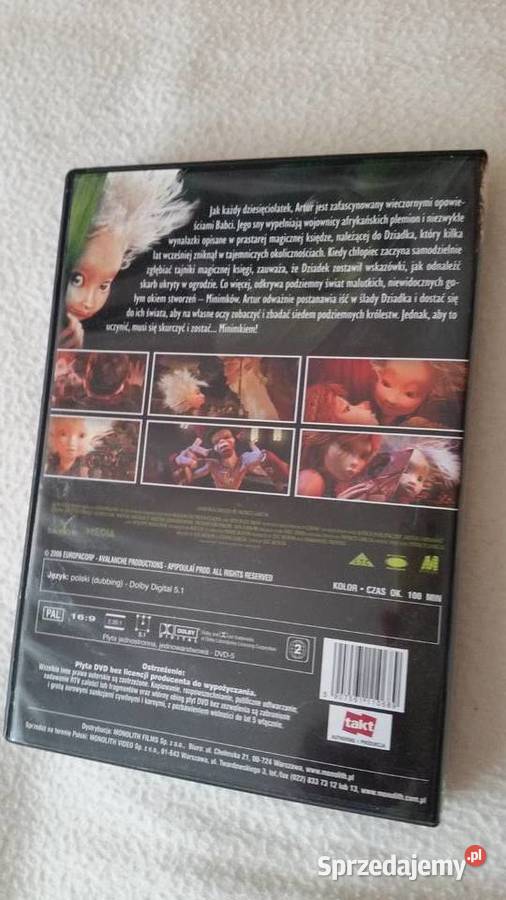Film ARTUR I MINIMKI 2006 DVD VIDEO Puławy