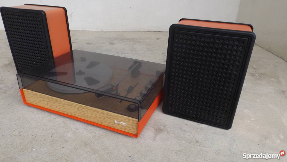 Gramofon unitra z głośnikami WG 417 Grodziczno