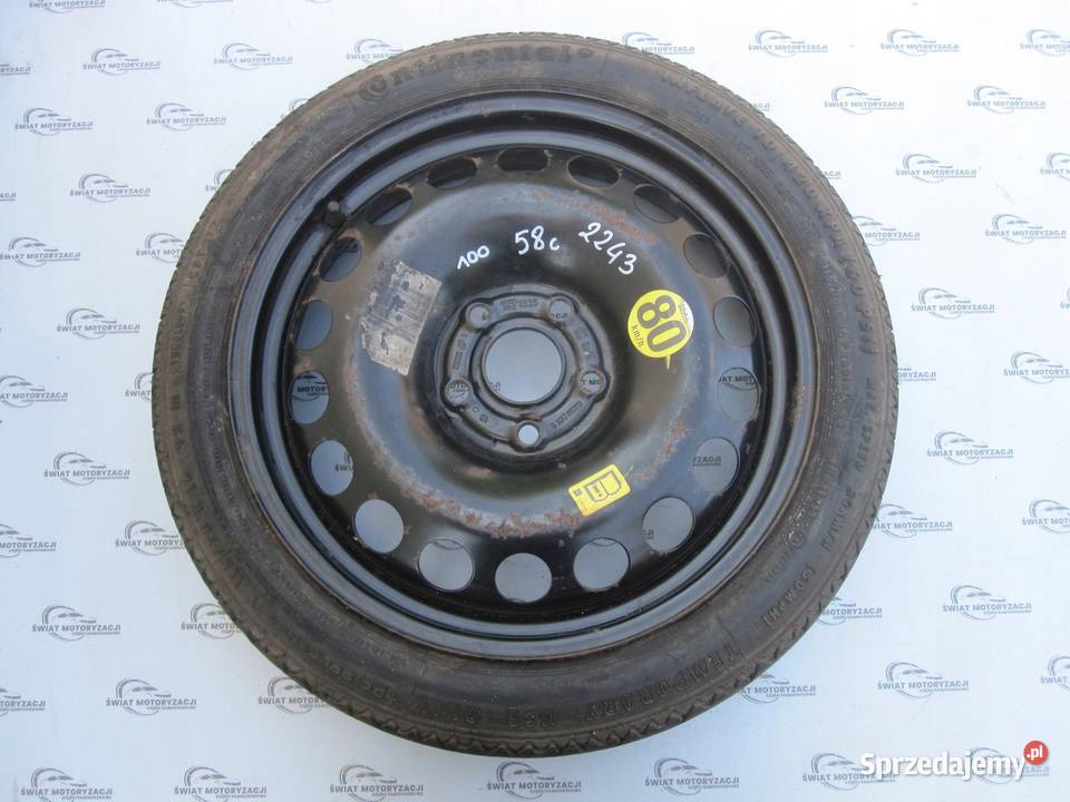 OPEL ASTRA J ZAFIRA C koło dojazdowe 1157016 92M Koła dojazdowe