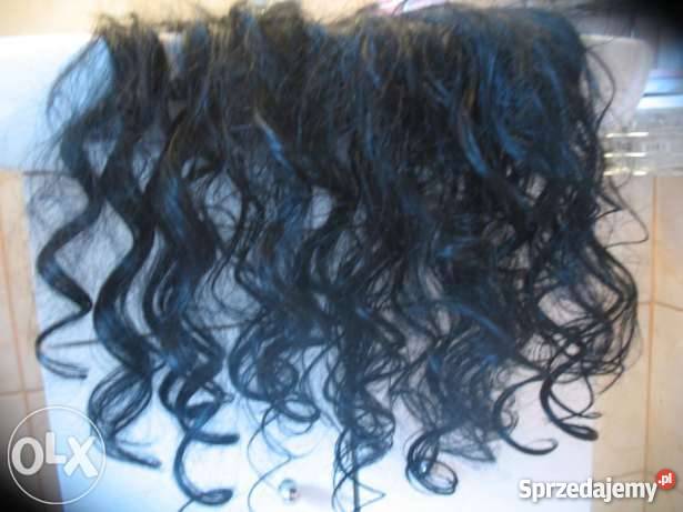 włosy natiralne 60 170 gram czarne Dodatki Mielec