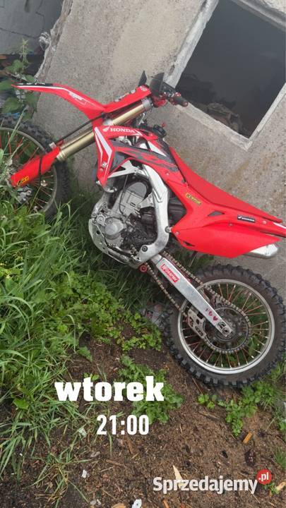 Honda crf 450r cross OKAZJA kupiony w Polsce Borzechowo sprzedam