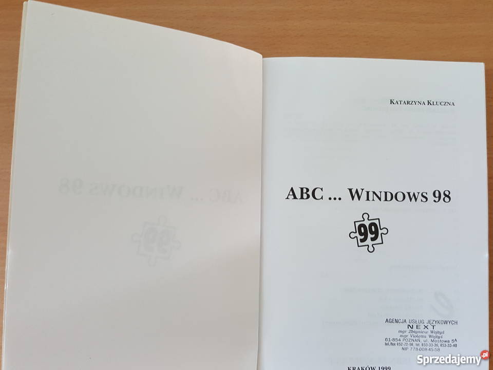KSIĄŻKA ABC Windows 98 Złotniki