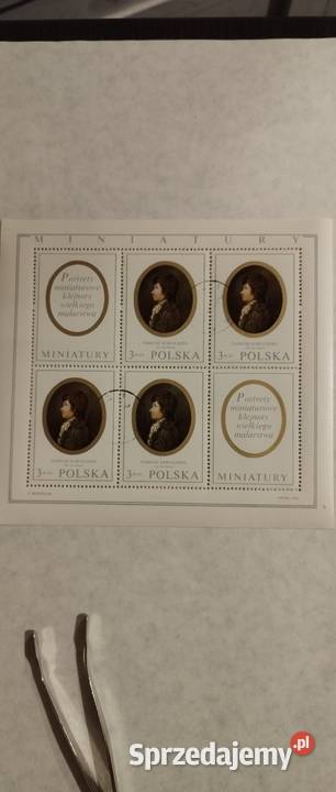 Bloczki komplet malarstwo 1970 Polska Gdynia