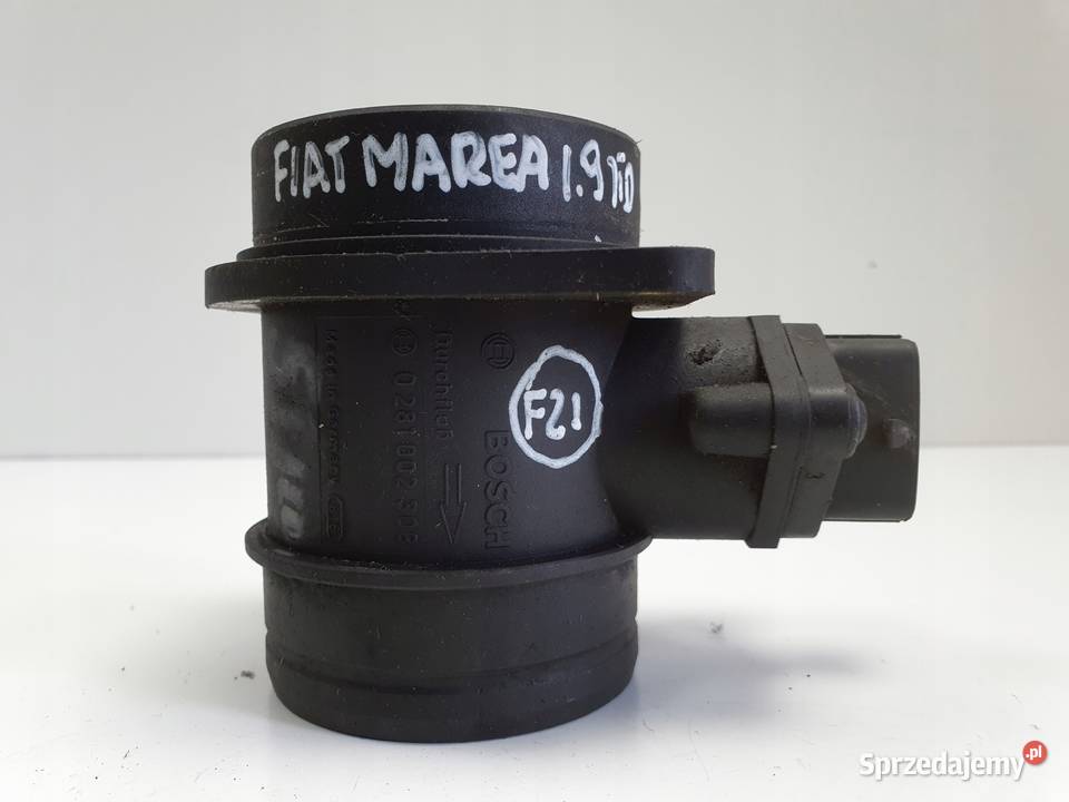 Fiat Marea 19 JTD PRZEPŁYWOMIERZ POWIETRZA lubelskie Janów