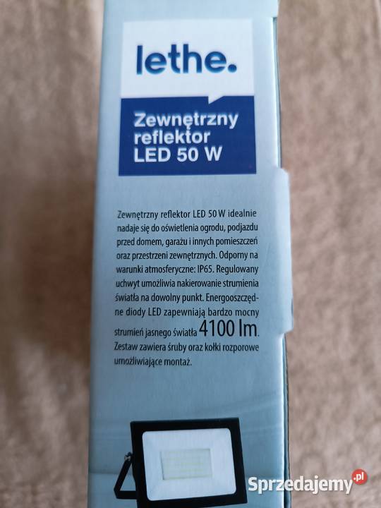 LETHE ZEWNĘTRZNY REFLEKTOR LED 50W 4100 lm Kędzierzyn-Koźle