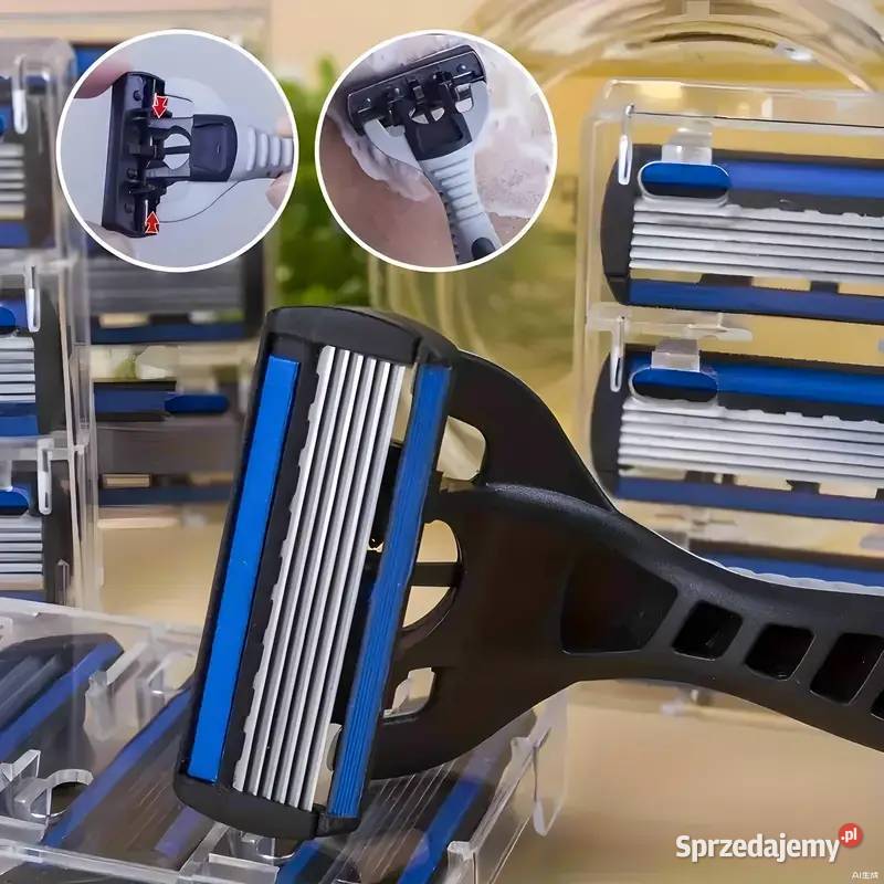 Maszynka Do Golenia Męska 6 Warstwowa30 Ostrzy 2 Pozostałe Płock