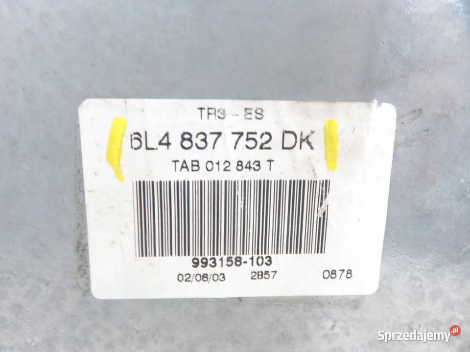 PODNOŚNIK SZYBY PRAWY PRZEDNI SEAT IBIZA III osobowe małopolskie