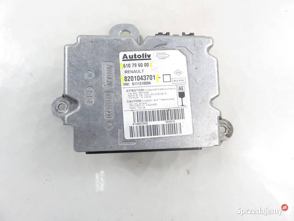 MODUŁ AIRBAG RENAULT MODUS GRAND MODUS 610796000 sprzedam