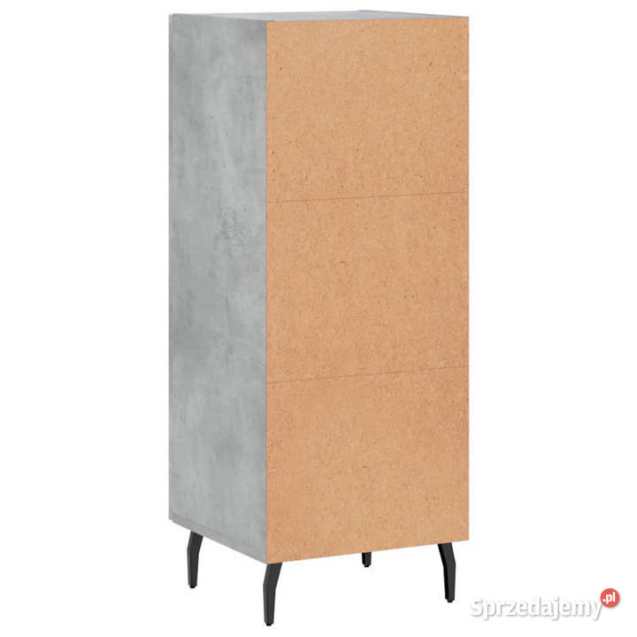 Szafka szarość betonu 345x34x90 materiał mazowieckie