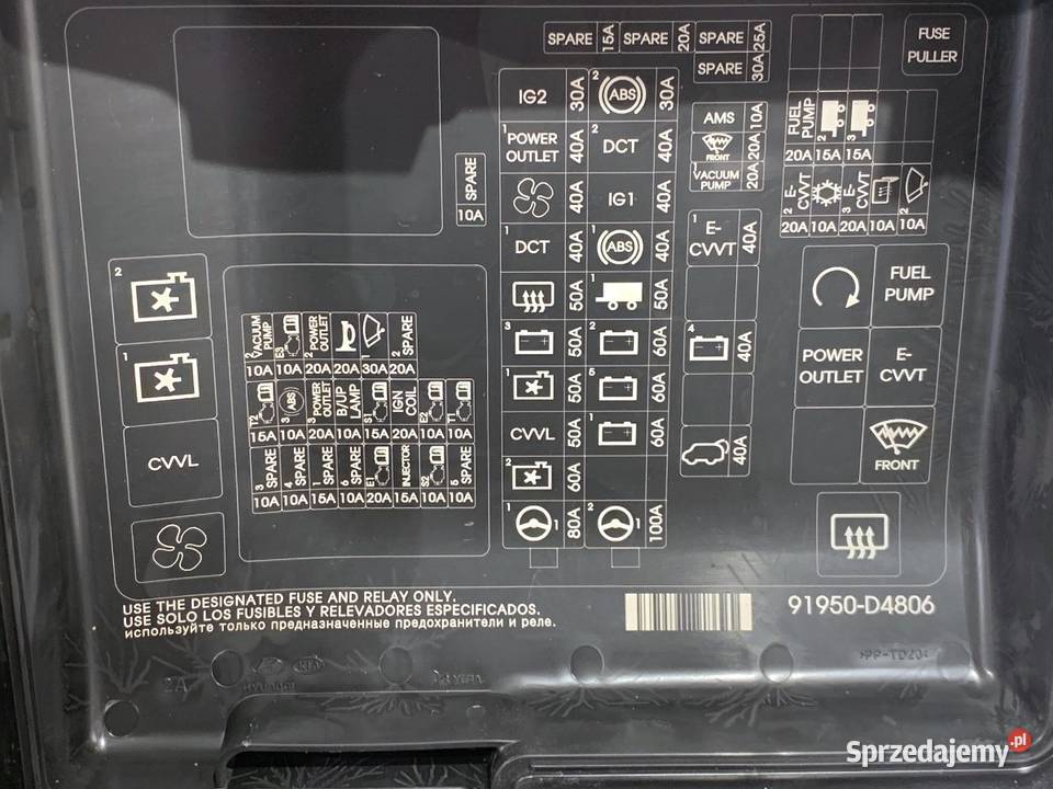 SKRZYNKA BEZPIECZNIKÓW KIA OPTIMA Kombi 16 179