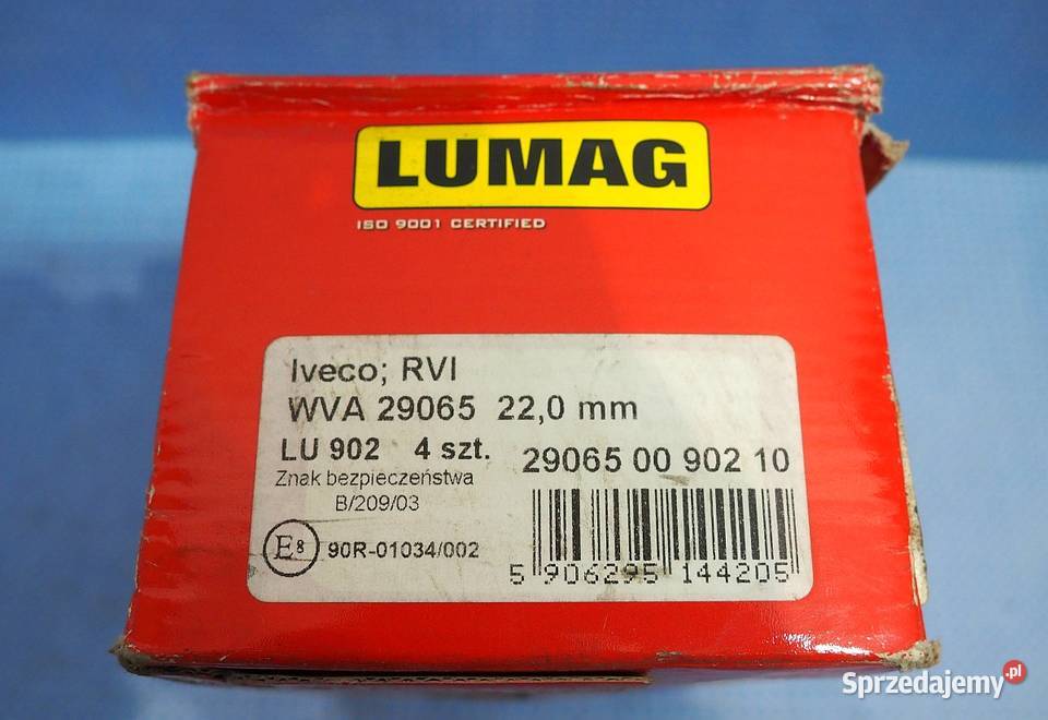 Klocki hamulcowe WVA 29065 Lumag Włocławek