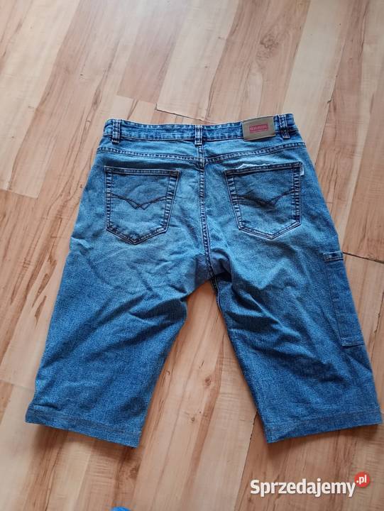 spodenki spodnie krótkie jeansowe SAROL W35 L32 Szczecin