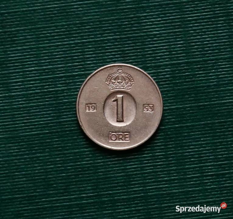 SZWECJA 1 ore 1953r śląskie