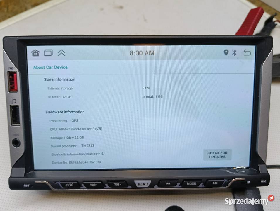 Radio android nawigacja 2 Din