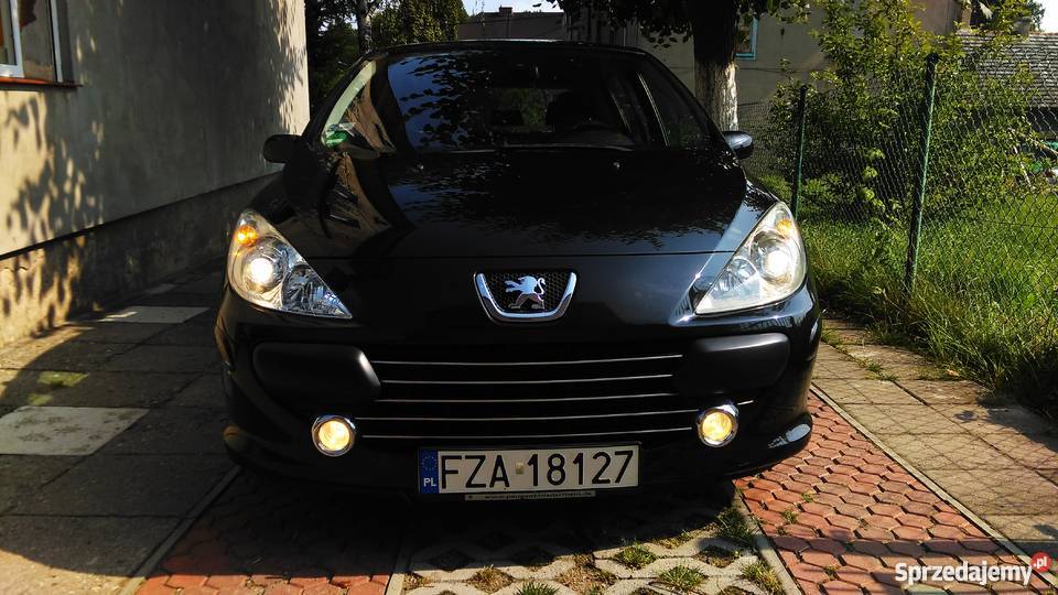 Czarny PEUGEOT 307 II 16 16V Pb 2006 HB 5 drzwi Motoryzacja Żary