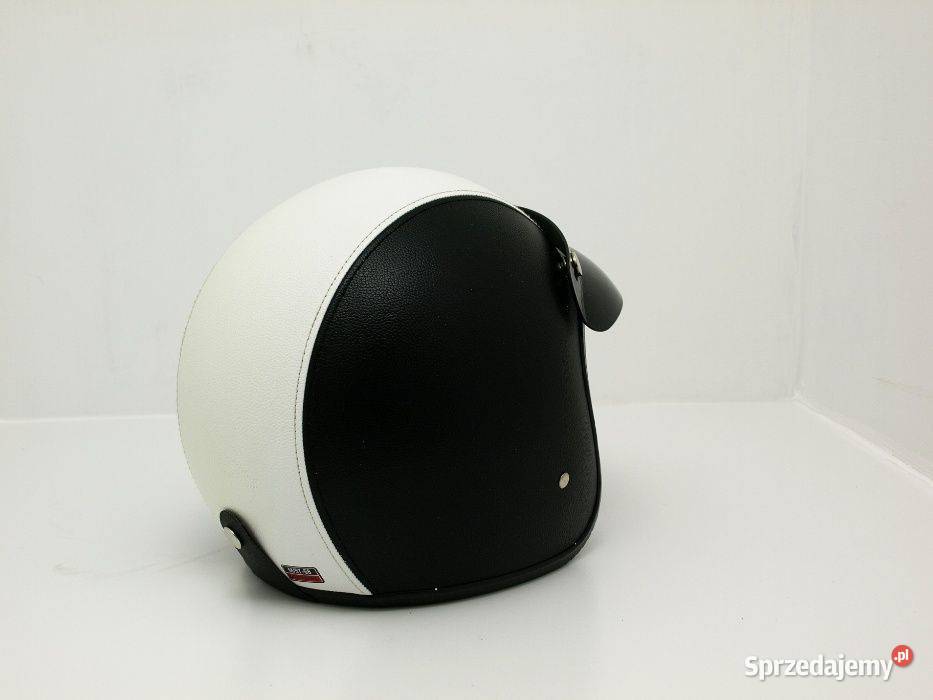 Nowy kask retro Cafe Racer Bobber Brat Style