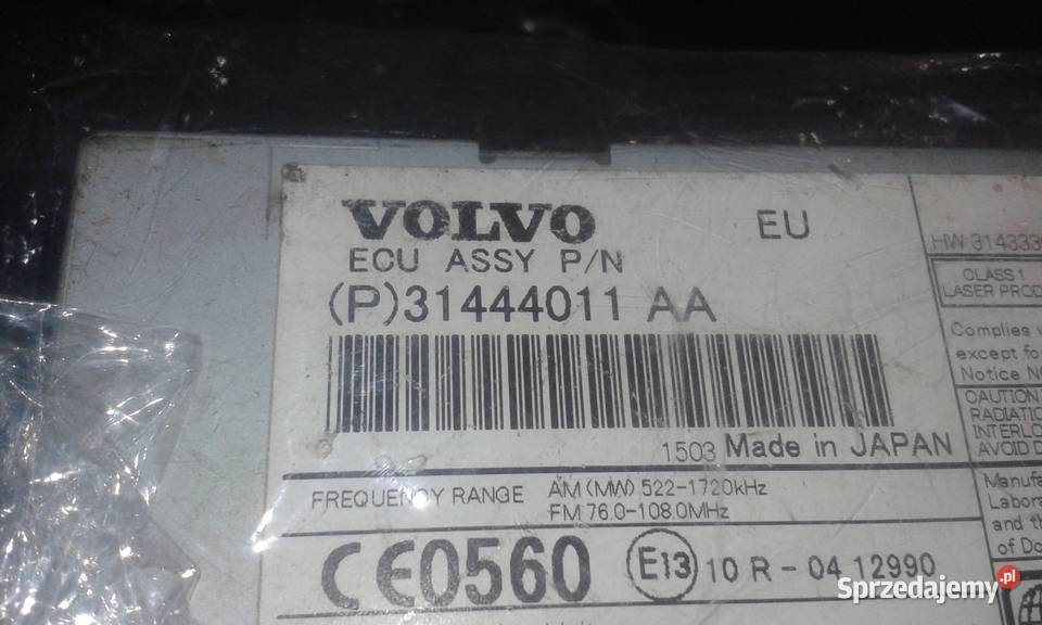Volvo S60 II 2010 navigacja wyświetlacz USA Nowe Ręczaje