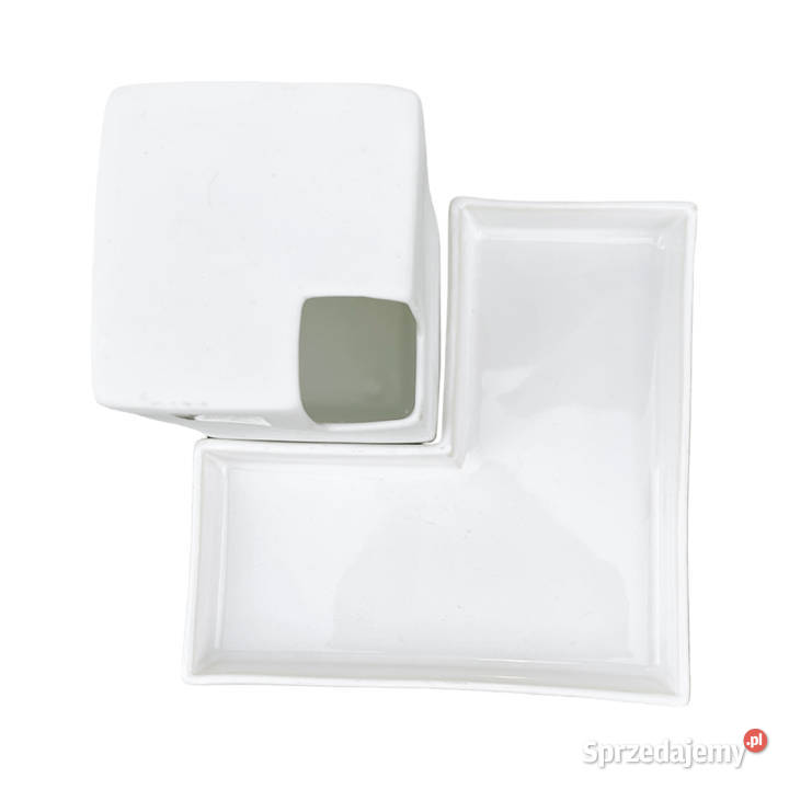 Biały minimalistyczny wazon podstawka Asa Niemcy Warszawa