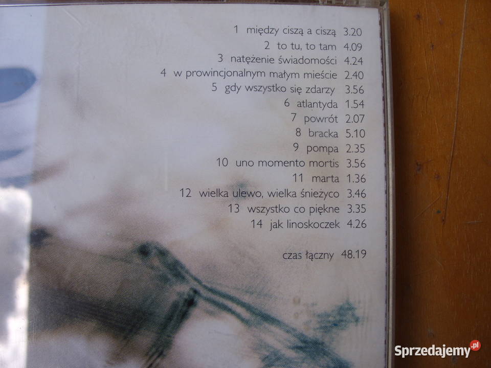 Płyta CD ballada GRZEGORZ TURNAUTotu to tam 1995