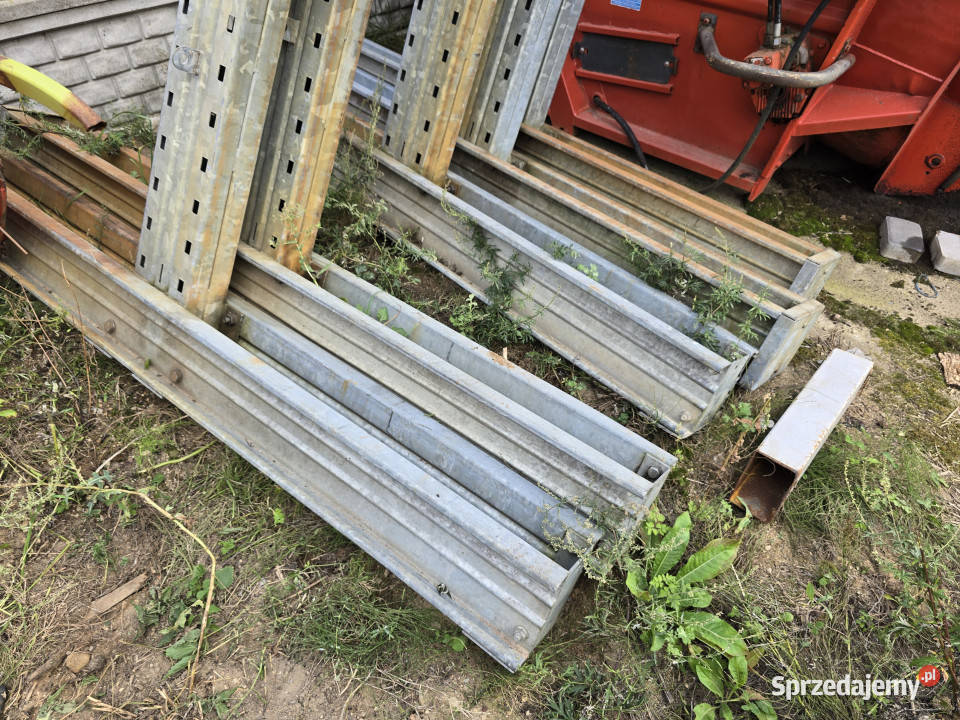 Regały wolnostojące duże 45 m h półki 1 m stopy Baliki