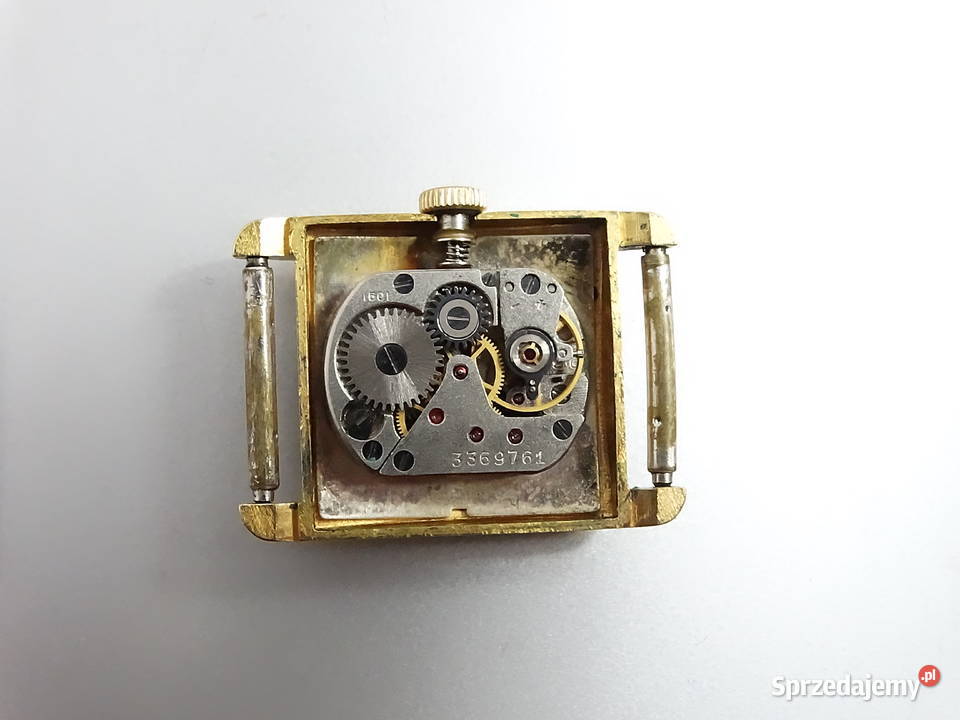 Vintage Slava 17 Jewels Klasyczna Kostka ZSRR sprzedam
