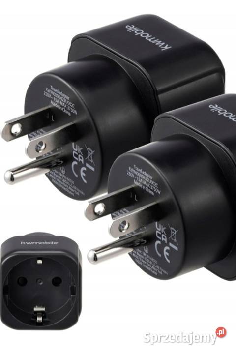 Adapter podróżny Przejściówka B USA Kanada Części i akcesoria Tychy