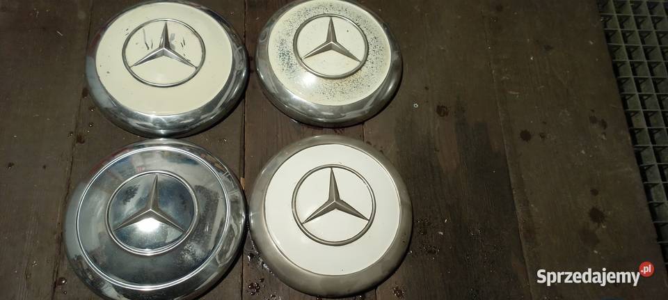 Merc zabytkowe kołpaki używane kolekcjonera