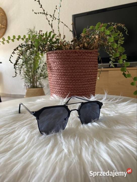 1 metalowe okulary czarne unisex Warszawa