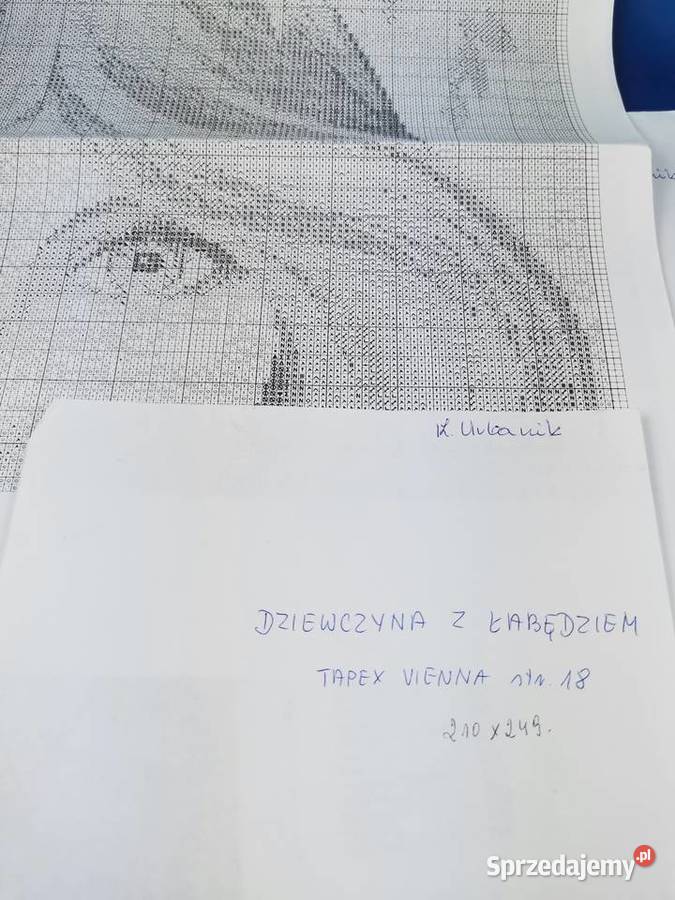 Wzory graficzne haft krzyżykowy Wiśniowa