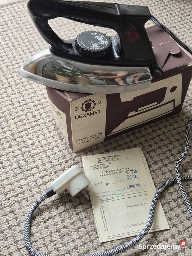 Żelazko Dezamet C28222 1985 r sprawne pudełko
