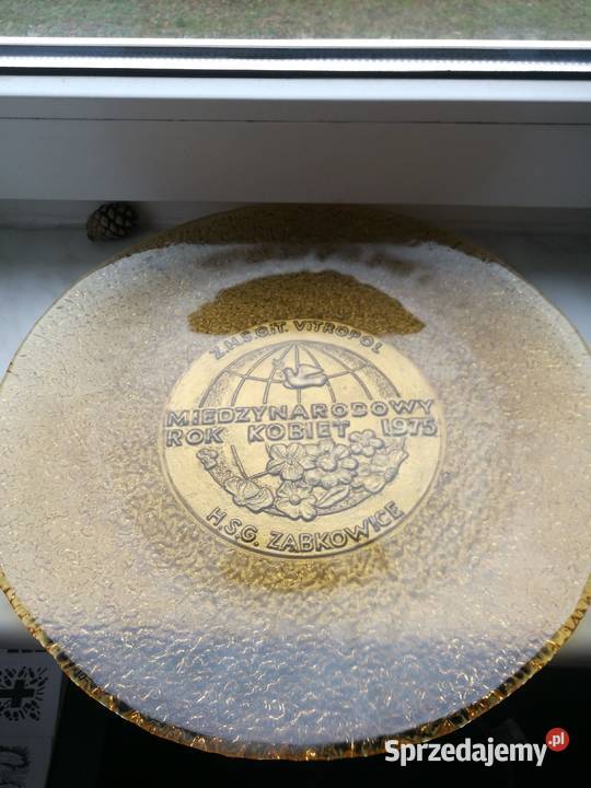 Dwa okolicznościowe talerze Ząbkowice Choszczno sprzedam