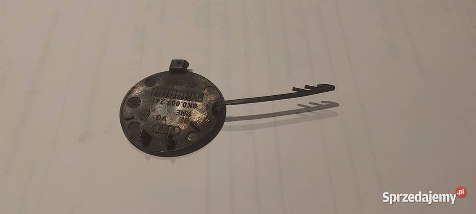 Zaślepka haka zderzaka przód AUDI A4 B8