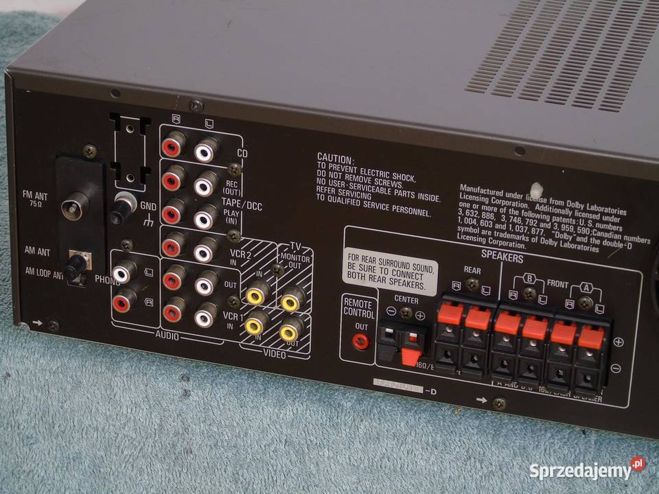 Amplituner Technics SAGX 470 sprawny i mocny Jasło