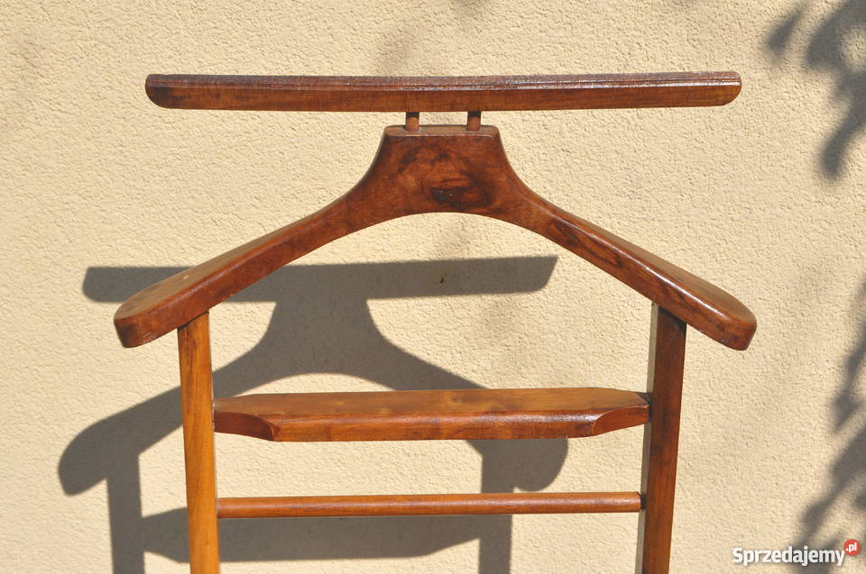 Drewniany stojak wieszak na ubrania kamerdyner Pozostałe mazowieckie Warszawa