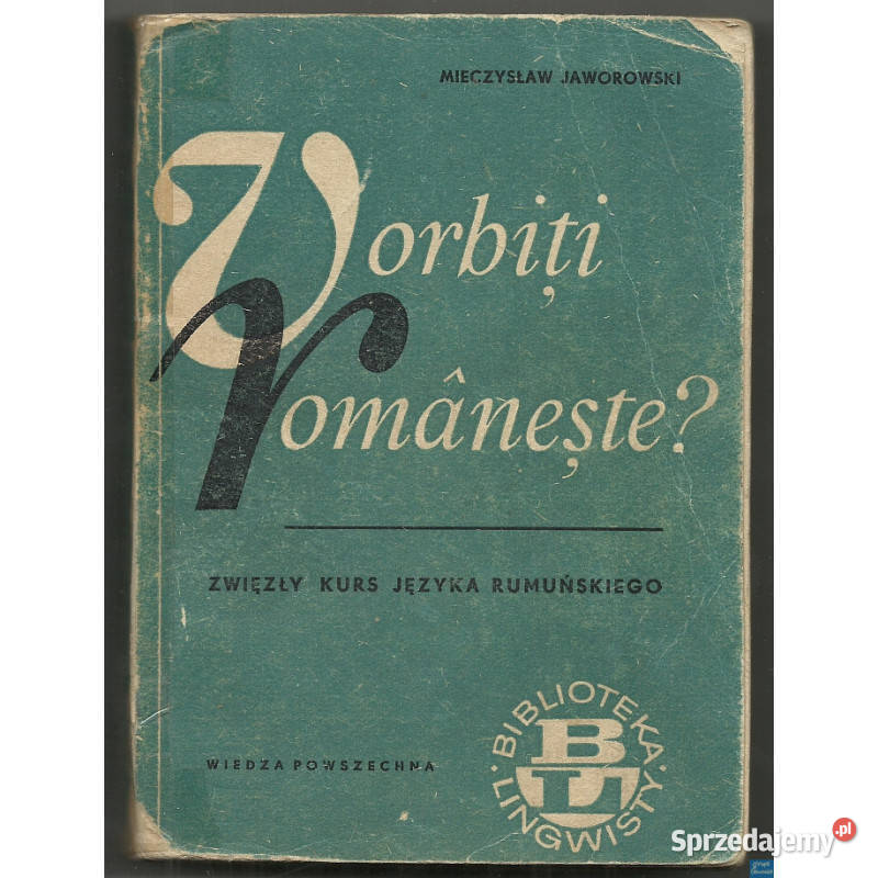 ZWIĘZŁY KURS JĘZYKA RUMUŃSKIEGO JAWOROWSKI M Kultura i Rozrywka Otwock