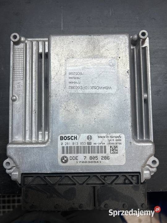 Sterownik komputer 0281013853 bmw e90 e60 30d osobowe