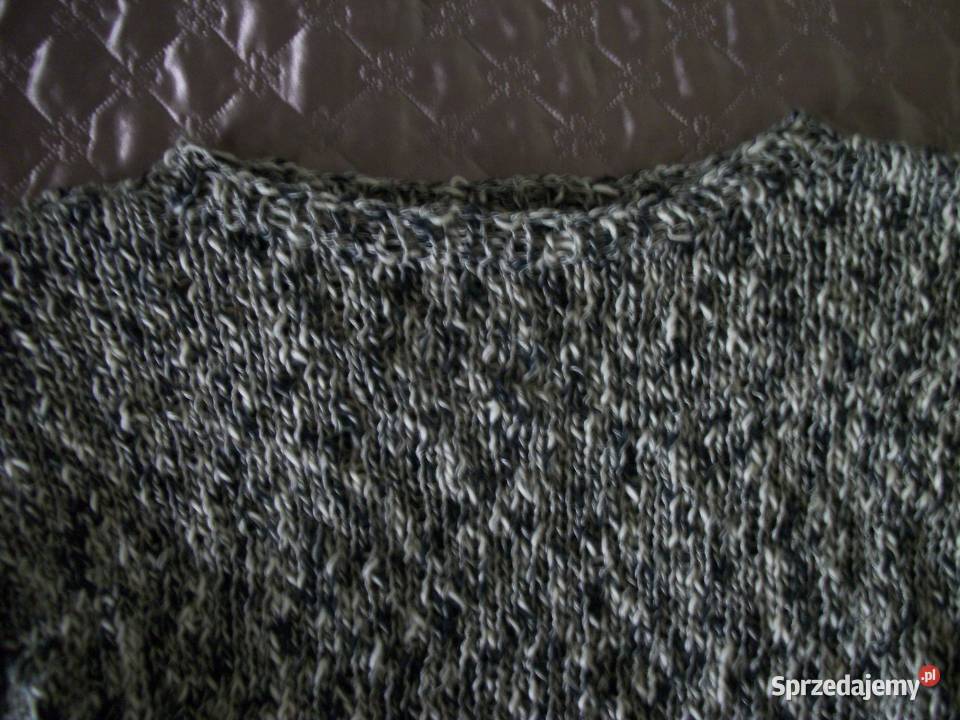 SWETEREK Z OZDOBNEJ PRZĘDZY LNIANEJ Przemyśl