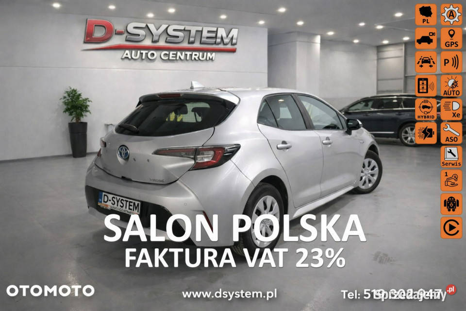 Toyota Corolla 21r Salon Polska 18 HYBRID ogranicznik prędkości Białystok