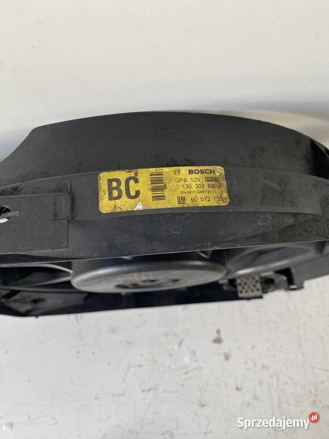WENTYLATOR CHŁODNICY OPEL ASTRA G ZAFIRA A Wola Filipowska