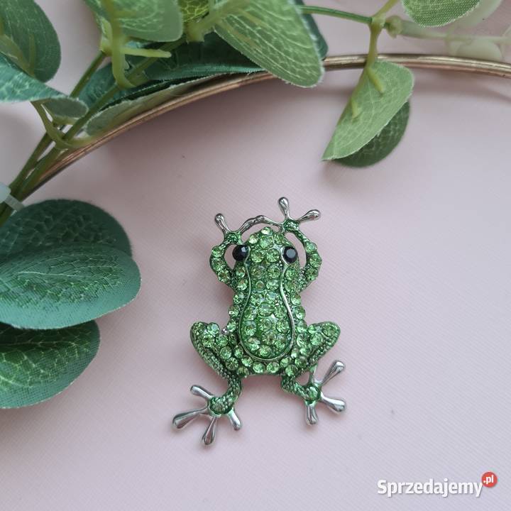 Broszka żabka