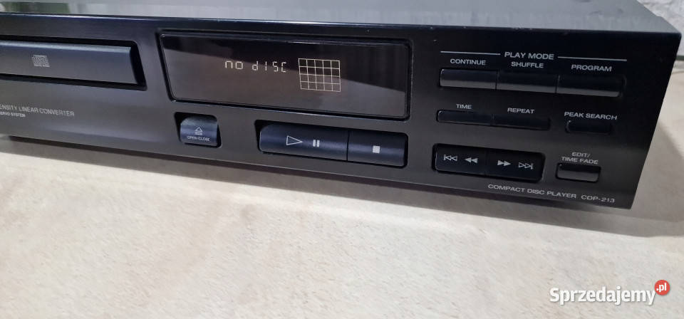 Odtwarzacz Sony CDP213 CDP 213 CD player CDP 213 Odtwarzacze CD i MD wielkopolskie Międzychód